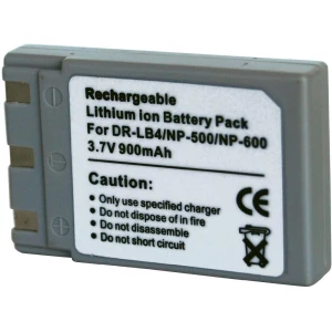 Baterija za kameru Conrad energy 3.7 V 800 mAh zamjenjuje originalnu bateriju NP-500, NP-600, DR-LB4 slika