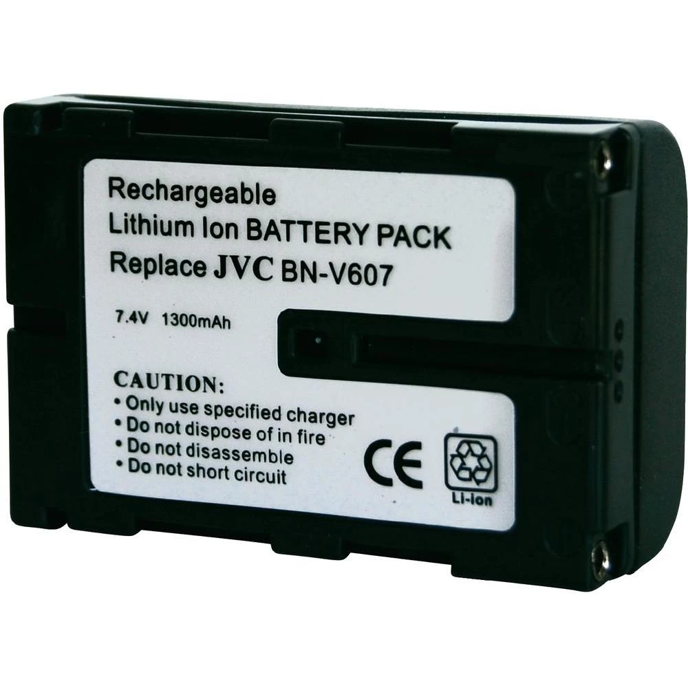 Baterija za kameru Conrad energy 7.2 V 1300 mAh zamjenjuje originalnu bateriju BN-V607 slika