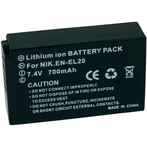 Baterija za kameru Conrad energy 7.4 V 700 mAh zamjenjuje originalnu bateriju EN-EL20 slika