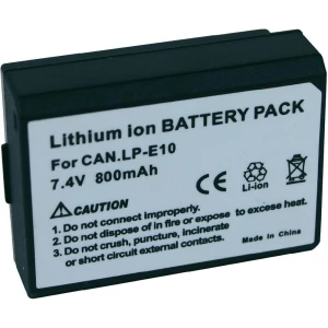 Baterija za kameru Conrad energy 7.4 V 800 mAh zamjenjuje originalnu bateriju LP-E10 slika