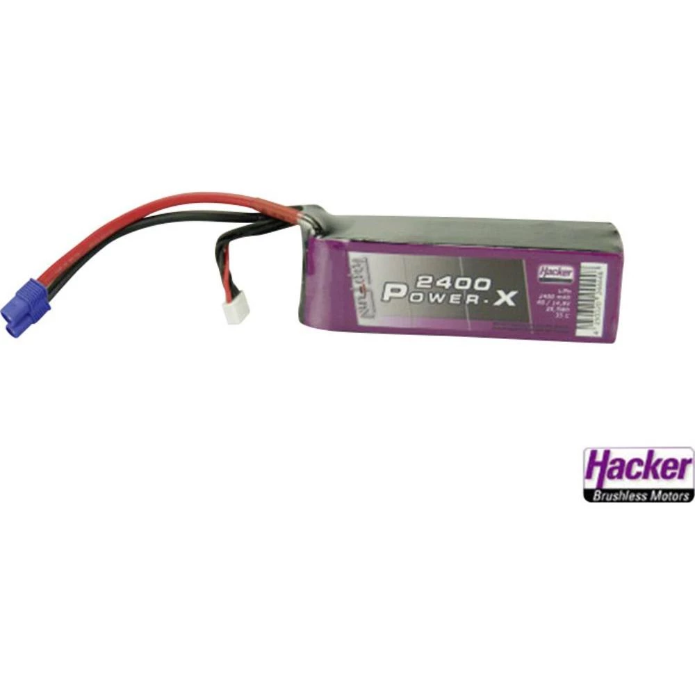 Baterijski paket za modele (LiPo) 14.8 V 2400 mAh 35 C Hacker EC3 slika