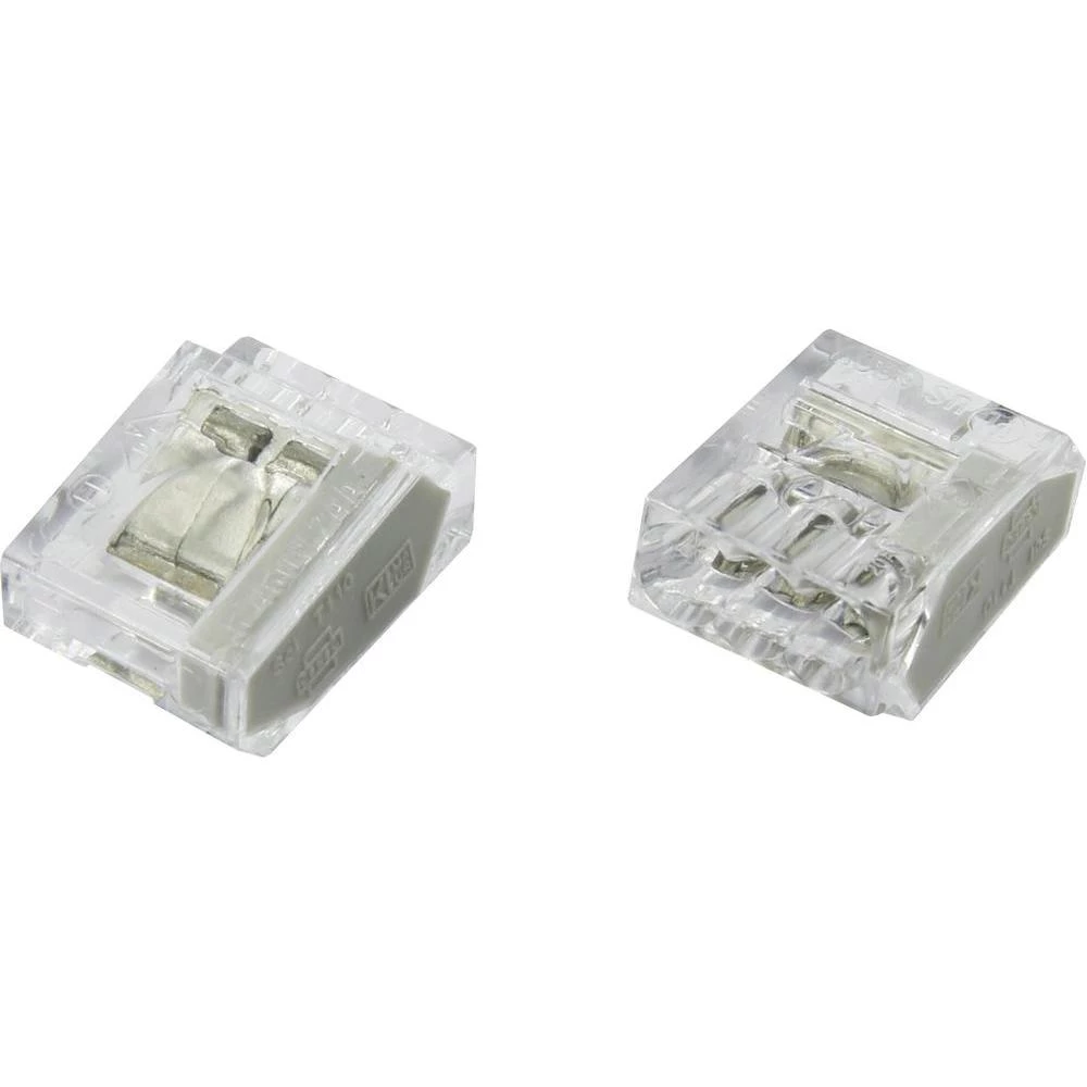 Blok stezaljka PC253X-CLG Conrad kruto: 0.25-2.5 mm broj polova: 3, prozirna, 25 komada slika