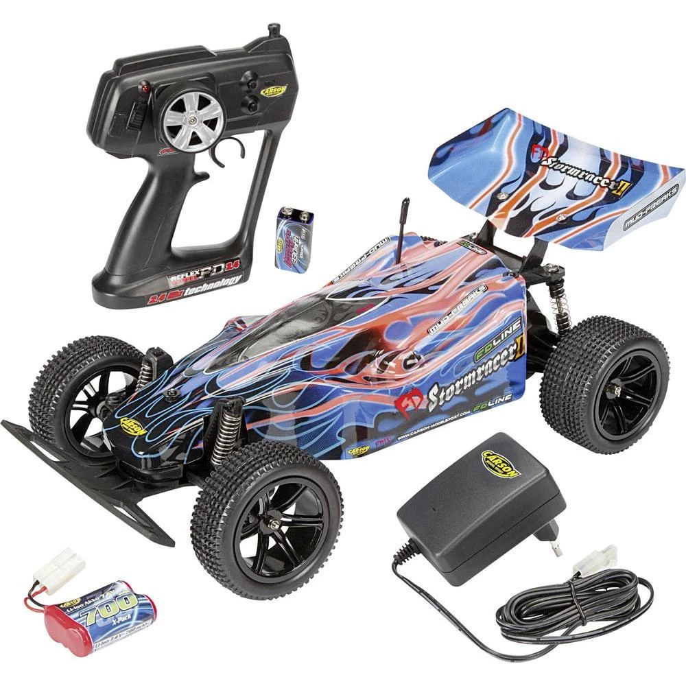Carson Stormracer Brushed 1:10 RC model automobila elektro Buggy, pogon na stražnje kotače 100% RtR 2,4 GHz slika