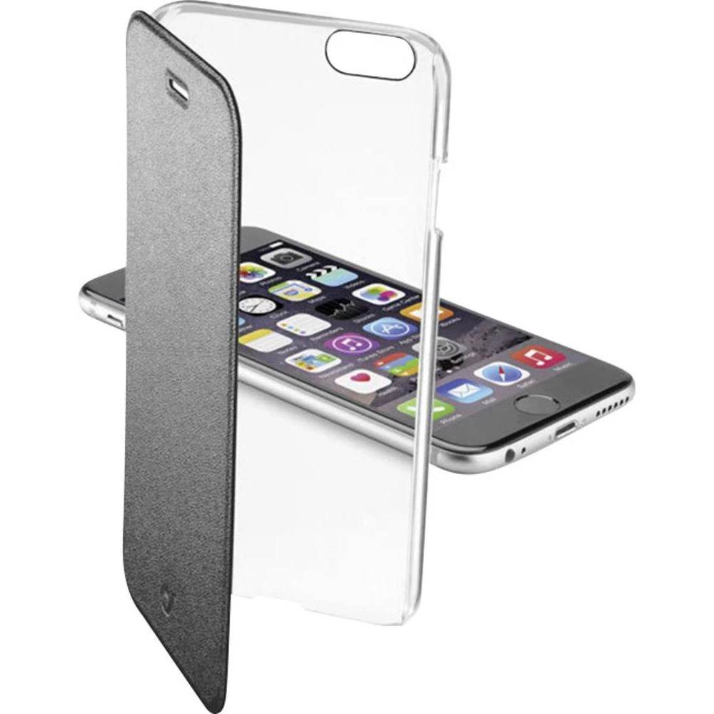 CellularLine iPhone preklopne korice, stražnji poklopac, pogodan za: iPhone 6, crne boje slika