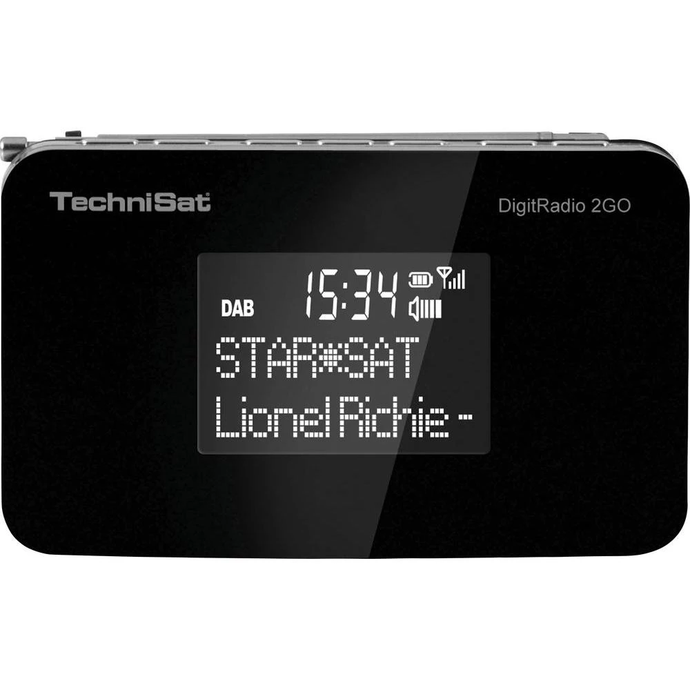 DAB+ radio Digitradio 2Go TechniSat Džepni radio na ponovo punjenje crna slika