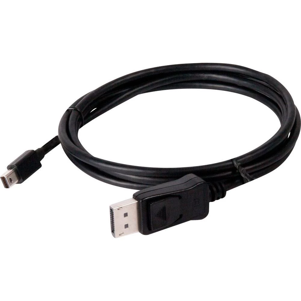 DisplayPort priključni kabel [1x Mini-DisplayPort utikač 1x DisplayPort utikač] club3D 2 m crna slika