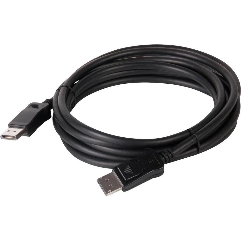 DisplayPort priključni kabel [1x DisplayPort utikač 1x DisplayPort utikač ženski] club3D 5 m crna slika