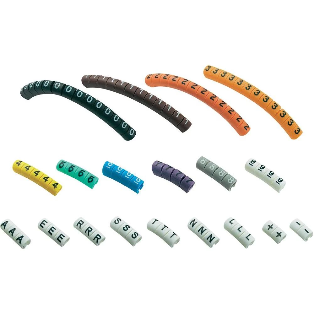 Dodatni komplet oznaka za kutiju sa oznakama za kablove ConGrip ECMKP-1 Conrad broj oznaka: 100, sadržaj: 1 set slika