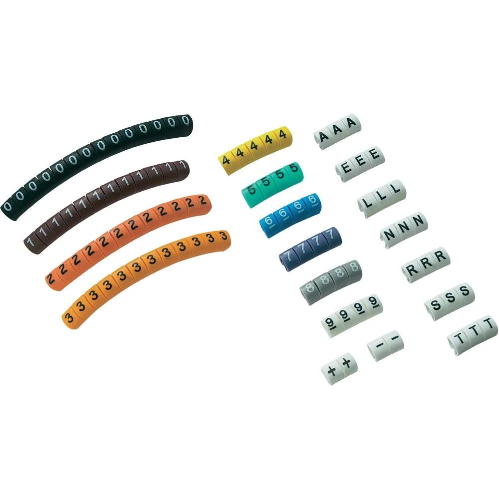 Dodatni komplet oznaka za kutiju sa oznakama za kablove ConGrip ECMKP-2 Conrad broj oznaka: 100, sadržaj: 1 set slika