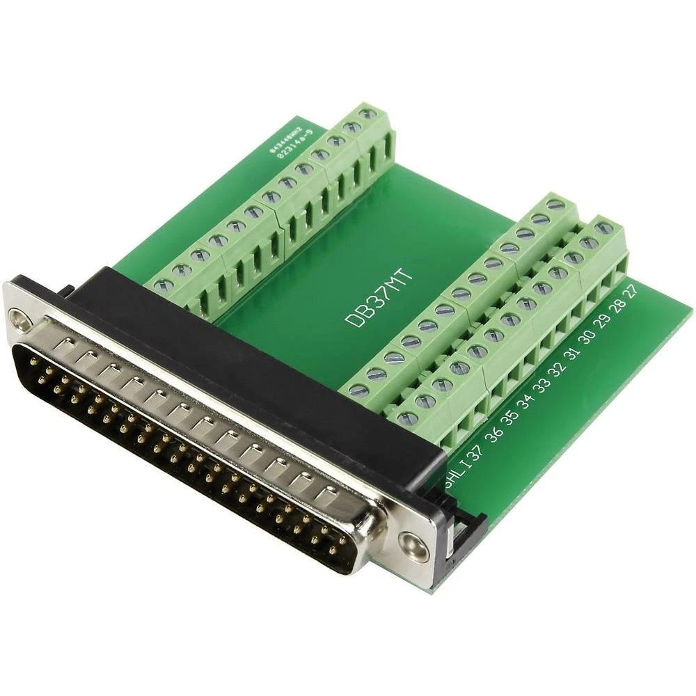 D-SUB utikač DSUB37M-39TB-3 Conrad 90 ° broj polova: 37 priključenje vijcima 1 komad slika