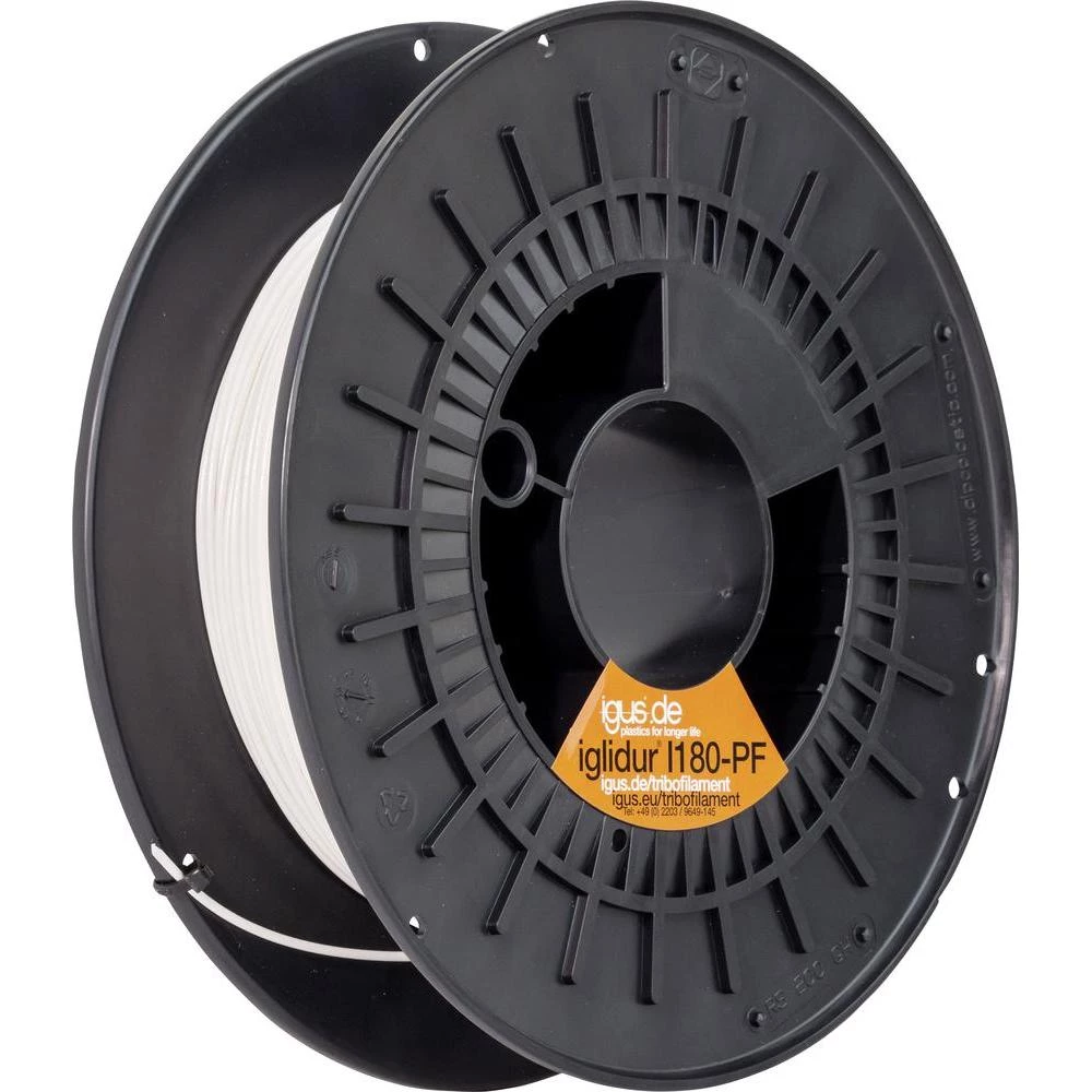 Filament igus I180-PF-0175-0250 iglidur® I180 Tribo plastika 1.75 mm bijeli slika