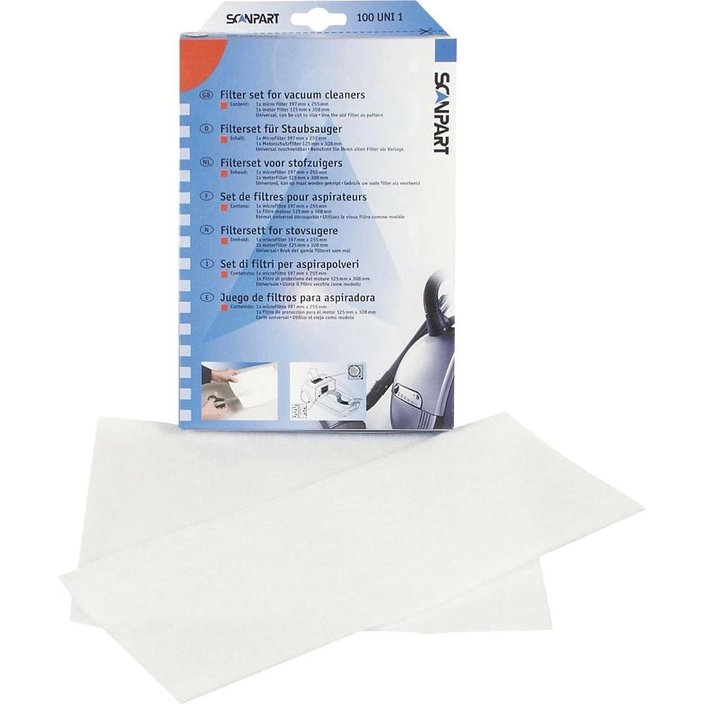 Filter za usisavač ScanPart Univerzalni mikro i motorni filter slika