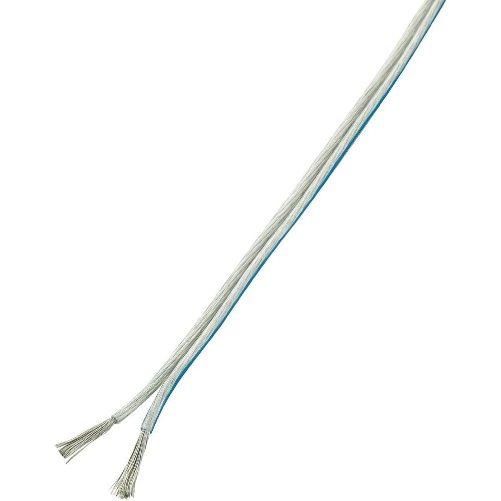 Kabel za zvučnike H21204C1 Conrad 2 x 0.75 mm, prozirna, 10 m slika