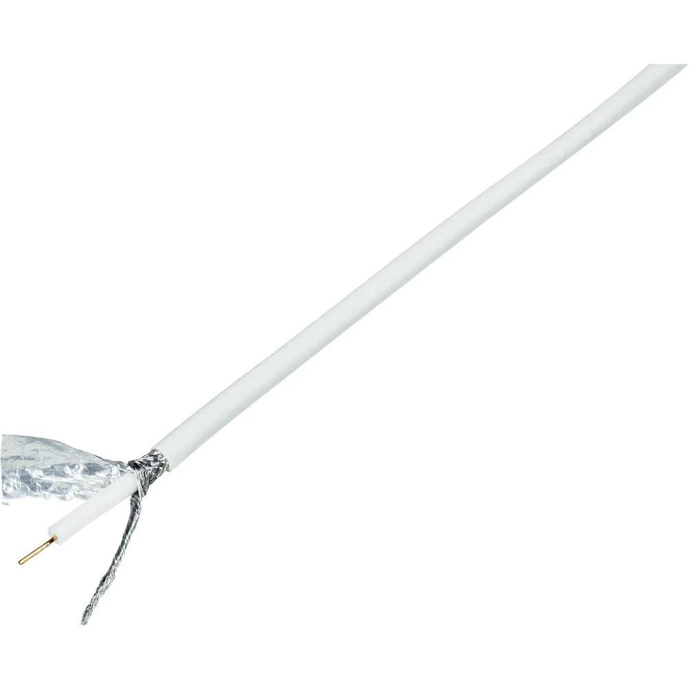 Koaksijalni kabel RG6 /U H21204C35 Conrad 75 oma 120 dB bijela, 25 m slika