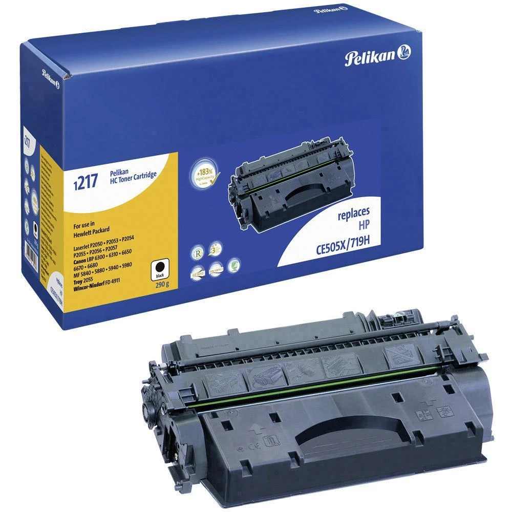 Kompatibilan toner Pelikan 1217HC zamjenjuje HP CE505X crna kapacitet stranica maks. 7150 stranica slika