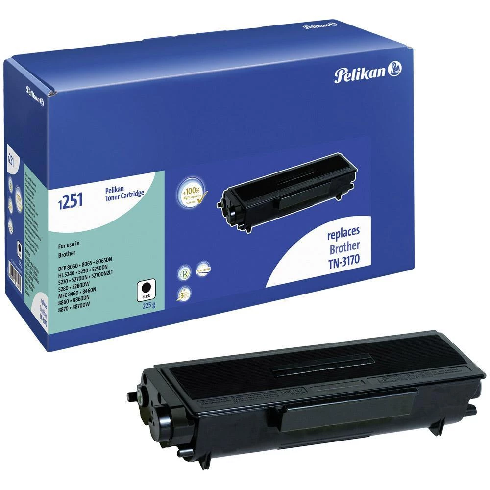Kompatibilan toner Pelikan 1251HC zamjenjuje Brother TN-3130, TN-3140, TN-3170 crna kapacitet stranica maks. 7000 stranica slika