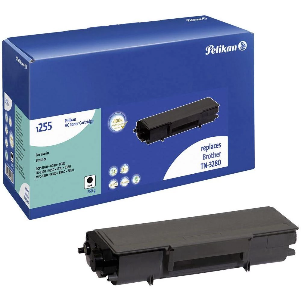 Kompatibilan toner Pelikan 1255HC zamjenjuje Brother TN-3230, TN-3280 crna kapacitet stranica maks. 9350 stranica slika