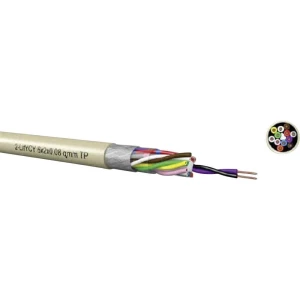 Krmilni kabel 2-LifYCY TP 2 x 2 x 0.08 mm šljunćano-sive boje Kabeltronik 8.204008E8 roba na metre slika