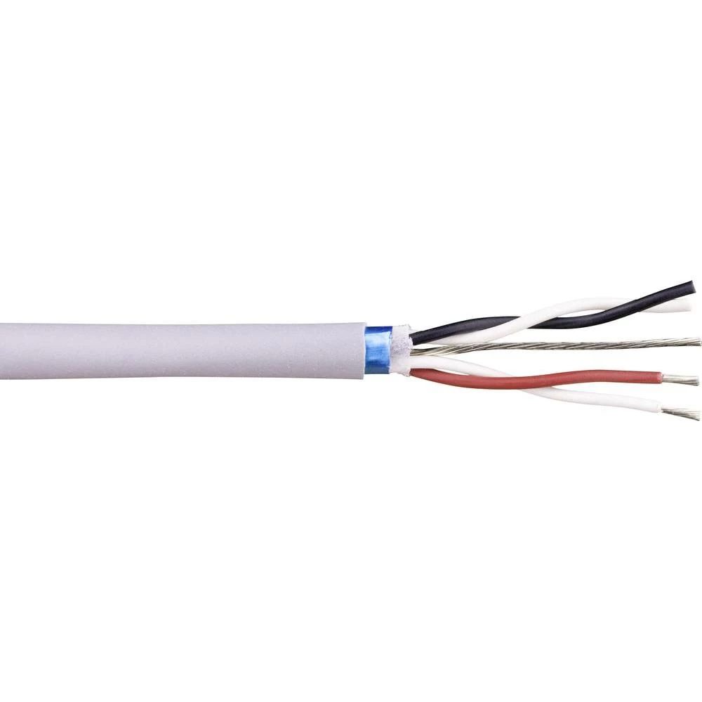 Krmilni kabel EcoCable 4 x 0.092 mm boja škriljevca AlphaWire 78004 SL005 roba na metre slika