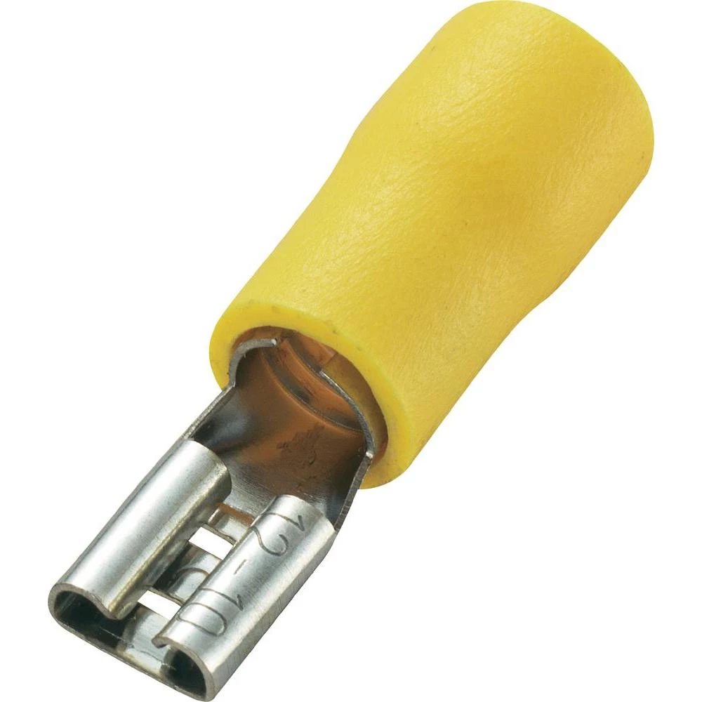 Kućište plosnatog utikača 93014c530 Conrad širina: 4.8 mm debljina: 0.5 mm 180 ° slika