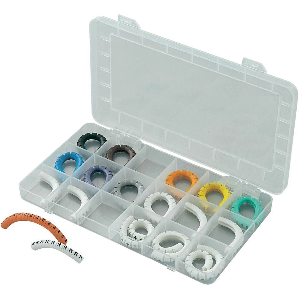 Kutija sa oznakama za kablove Con Grip ECMKS-2 Conrad broj oznaka: 250, sadržaj: 1 set slika