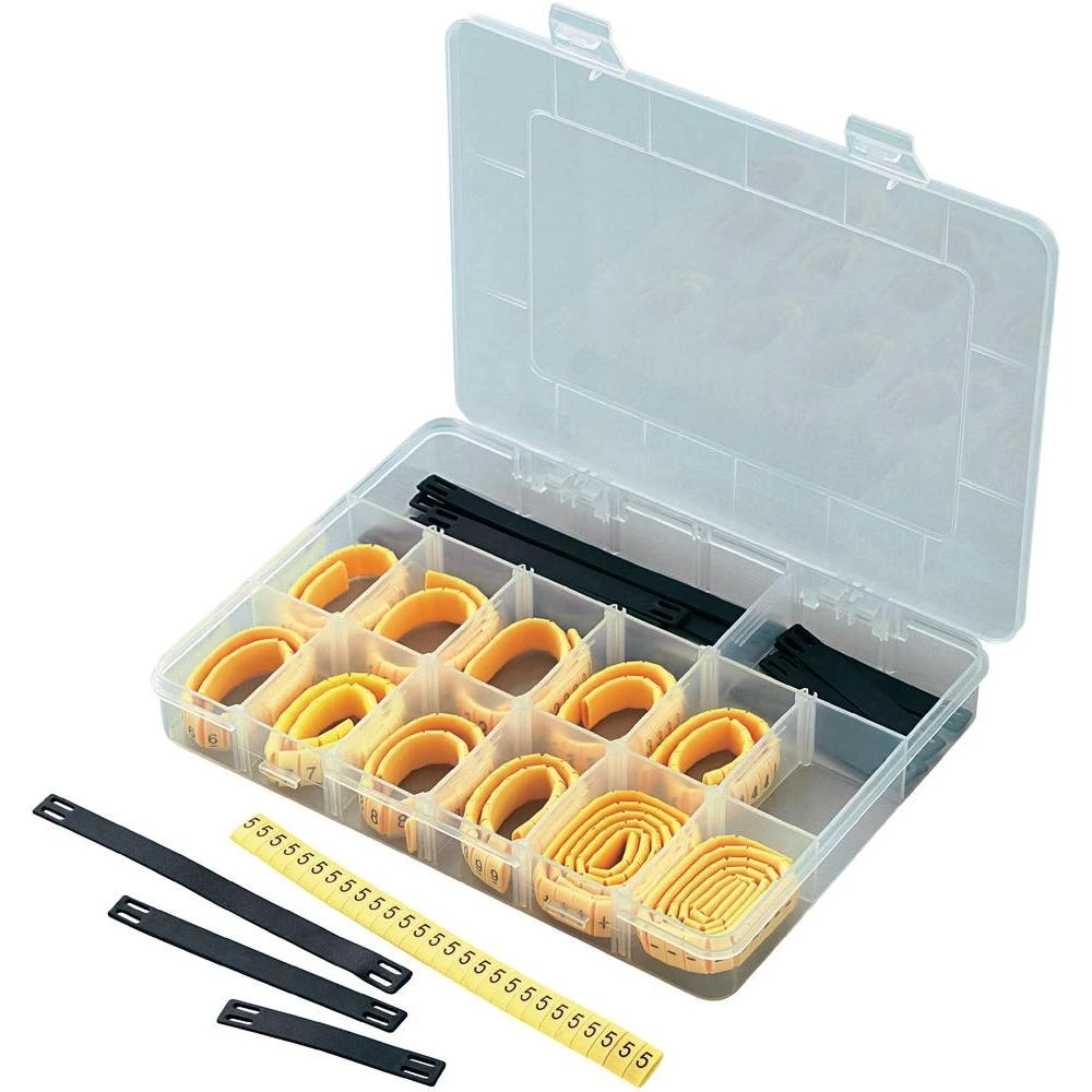 Kutija sa oznakama za kablove Con Grip ECMKS-3 Conrad broj oznaka: 300, sadržaj: 1 set slika