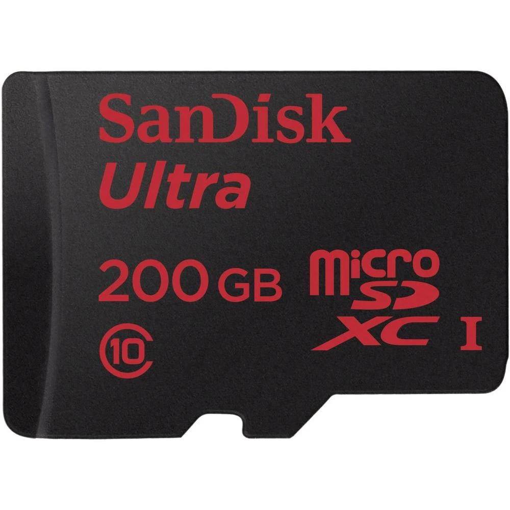 microSDXC-kartica 200 GB SanDisk ultra mit 48 MB/s i Sandisk Memory Zone Android App Class 10, UHS-I uklj. SD-adapter, uklj. And slika