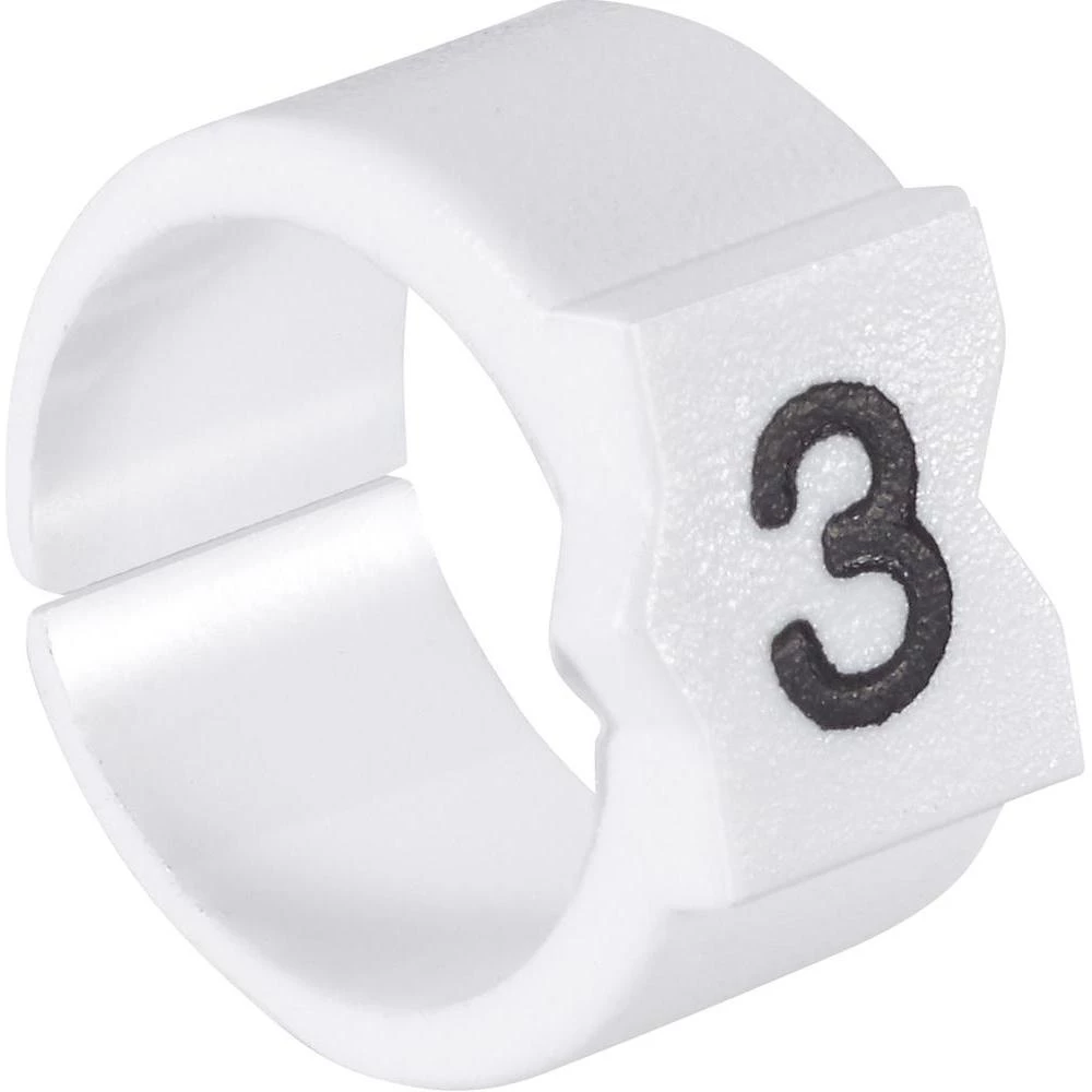 Tuljac za označavanje kabela, broj markera: 50 STD15W-7 TE Connectivity sadržaj: 50 kom. slika