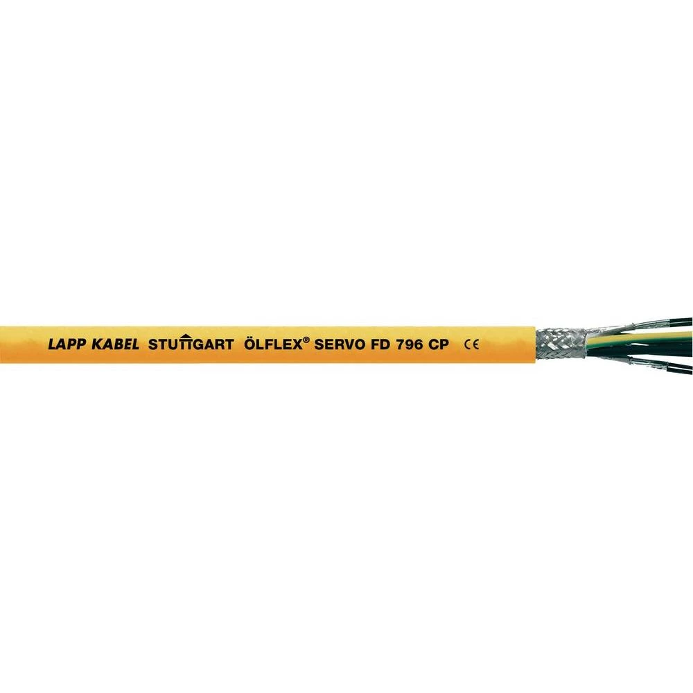 Servo kabel ÖLFLEX SERVO FD 796 CP 4 G 35 mm + 2 x 2 x 1.5 mm narančaste boje LappKabel 0027976 350 m slika