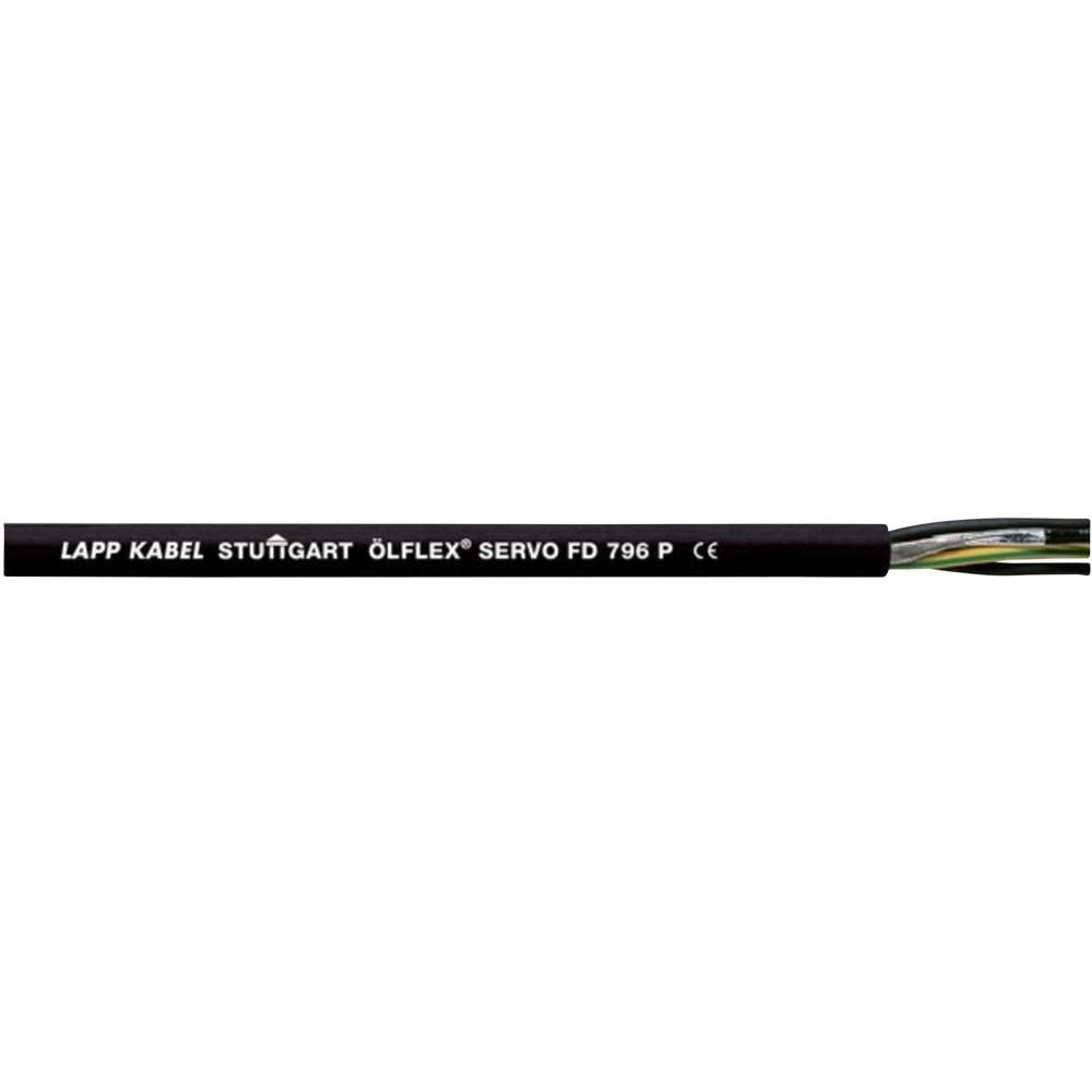 Servo kabel ÖLFLEX SERVO FD 796 P 4 G 4 mm + 2 x 1.5 mm crne boje LappKabel 0025321 50 m slika