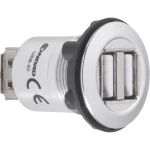 Ugradbena dvostruka USB utičnica USB-07 Conrad 2 x USB utičnica tip A na 2 x USB utičnica tip A sadržaj: 1 komad