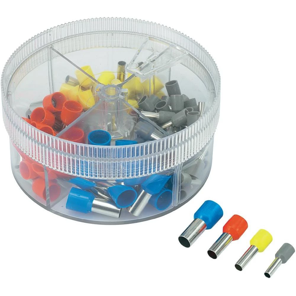 Set kabelskih završetaka 93014c618 Conrad presjek: 4 mm - 16 mm siva, žuta, crve slika
