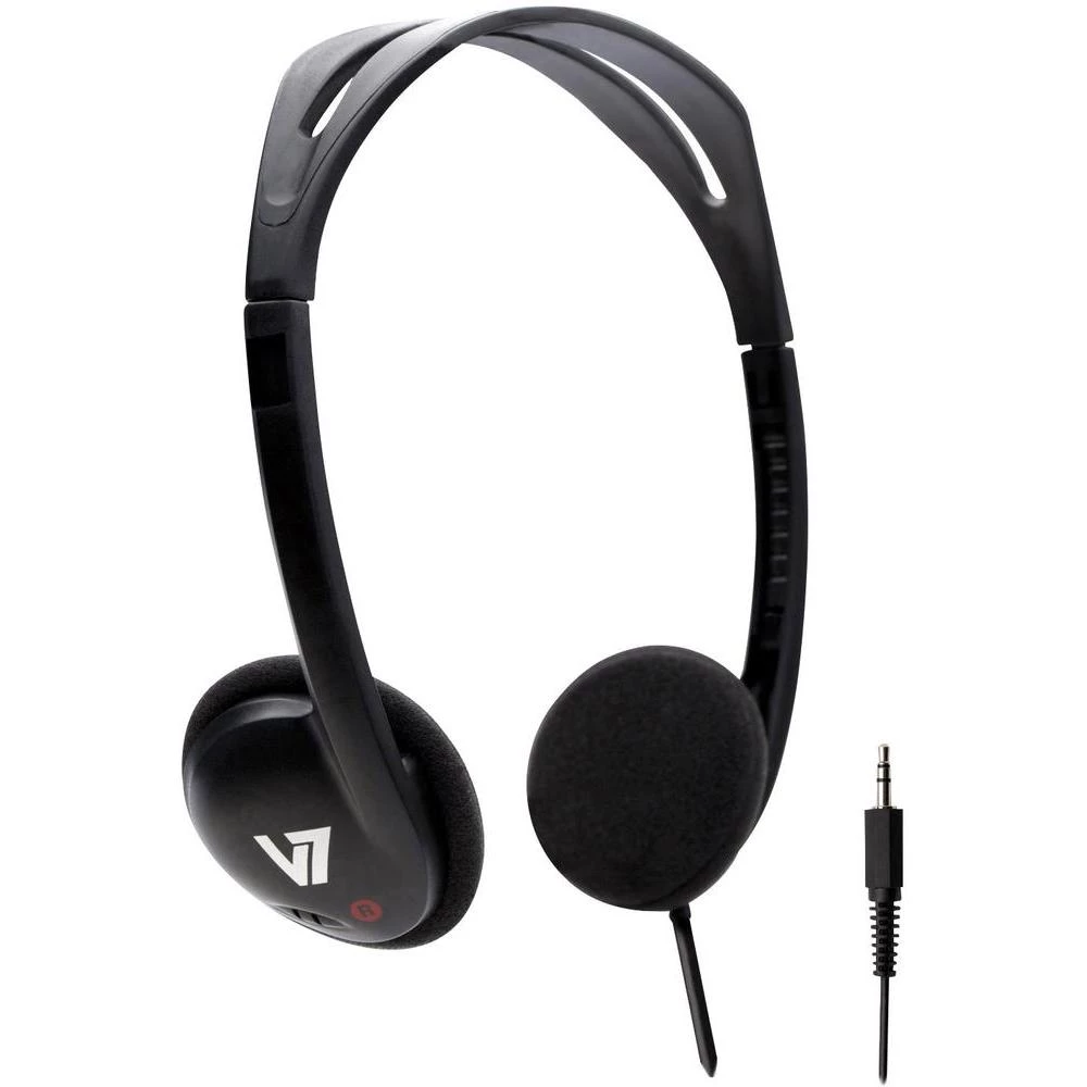 Slušalice HA300-2EP V7 Videoseven On Ear, lagana drška za glavu, crna slika