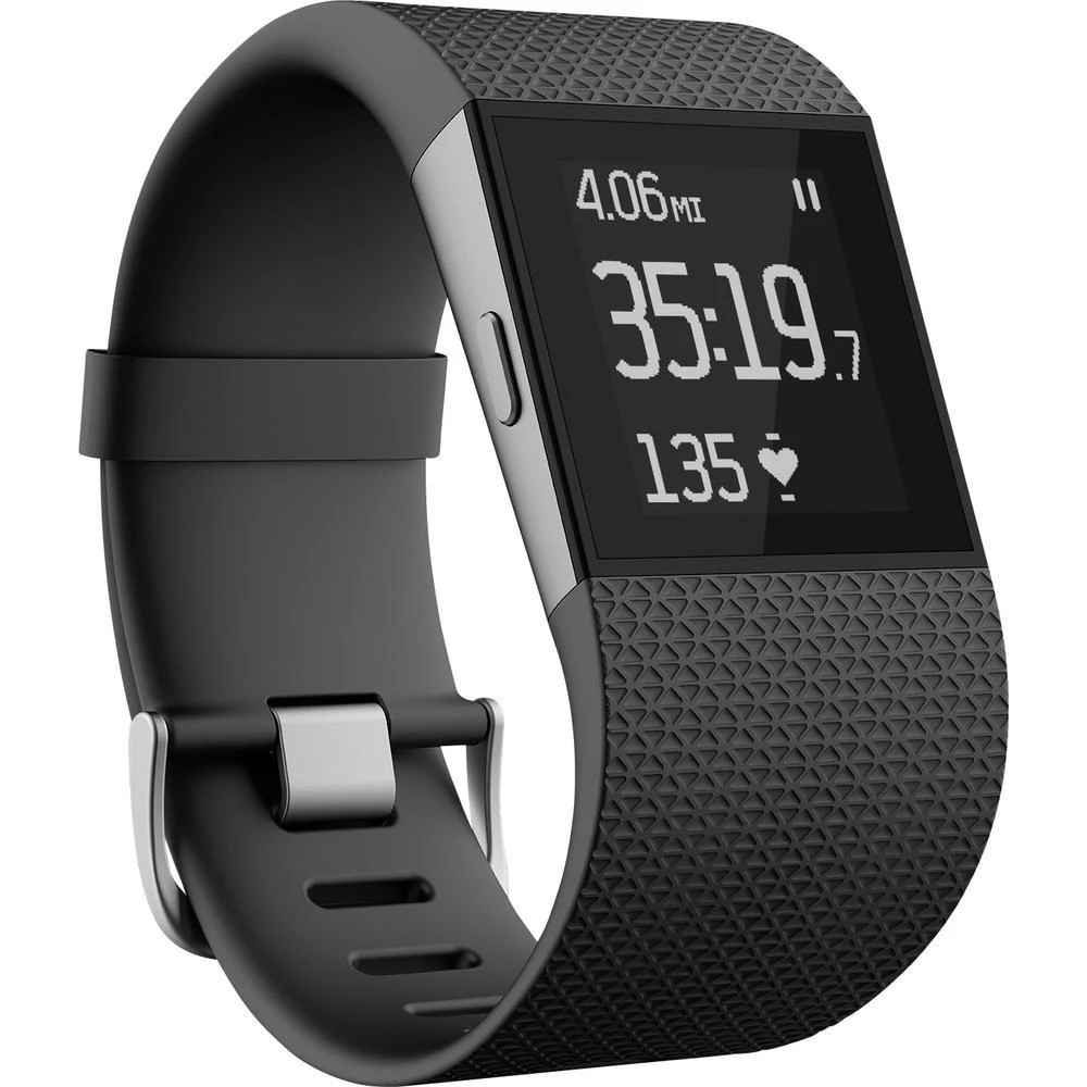 Sportski sat FitBit Surge (S) Bluetooth crne boje slika