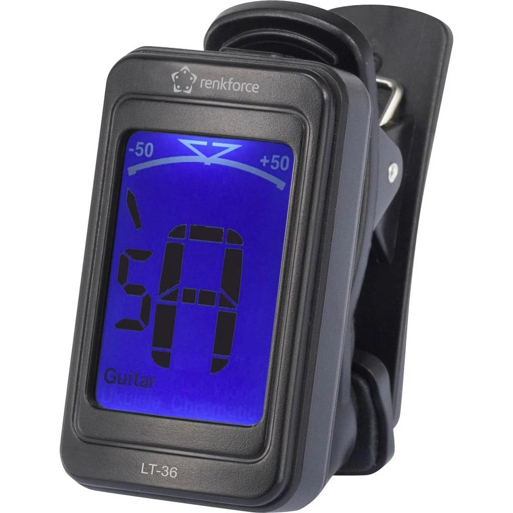 Uređaj za ugađanje gitara Renkforce crna slika