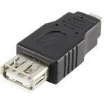 USB 2.0 adapter Renkforce [1x USB 2.0 utikač Micro-B - 1x USB 2.0 utičnica A] crna