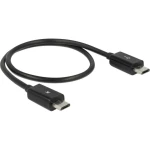 USB 2.0 priključni kabel [1x USB 2.0 utikač B - 1x USB 2.0 utikač B] Delock 0.30 m, crna, sa OTG funkcijom