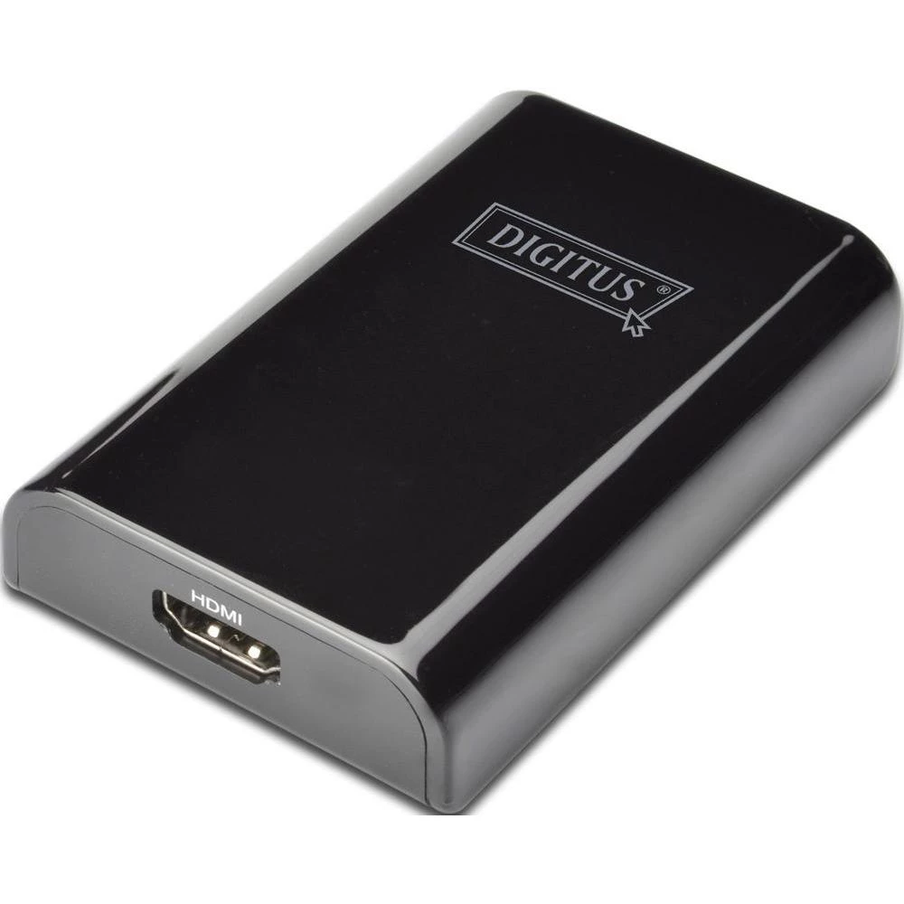 USB 3.0 adapter [1x USB 3.0 utikač ženski A - 1x HDMI utikač ženski] Digitus crna slika