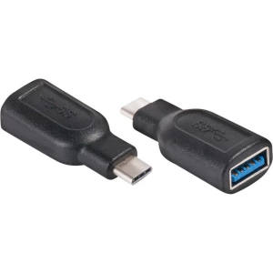 USB 3.0 adapter [1x USB utikač C - 1x USB 3.0 utikač ženski A] club3D crna slika
