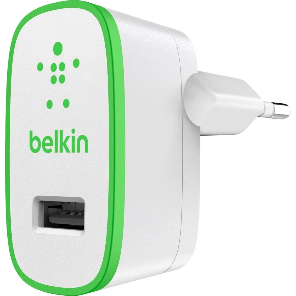 USB punjač F8M670vfWHT Belkin za unutrašnje područje, sa utičnicom, izlazna struja (maks.) 2100 mA 1 x USB slika