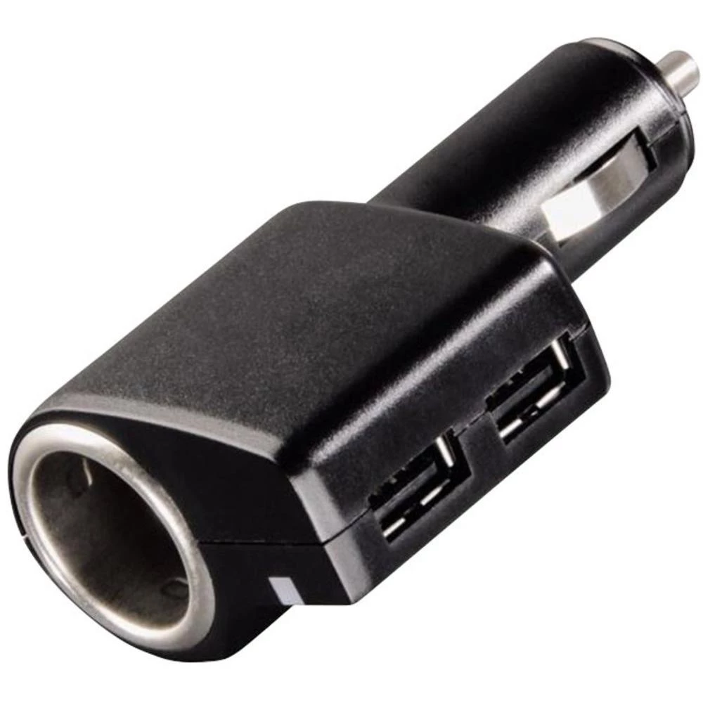 USB punjač za vozila 00014132 Hama izlazna struja (maks.) 16 A 3 x USB, utikač na upaljaču za cigarete slika