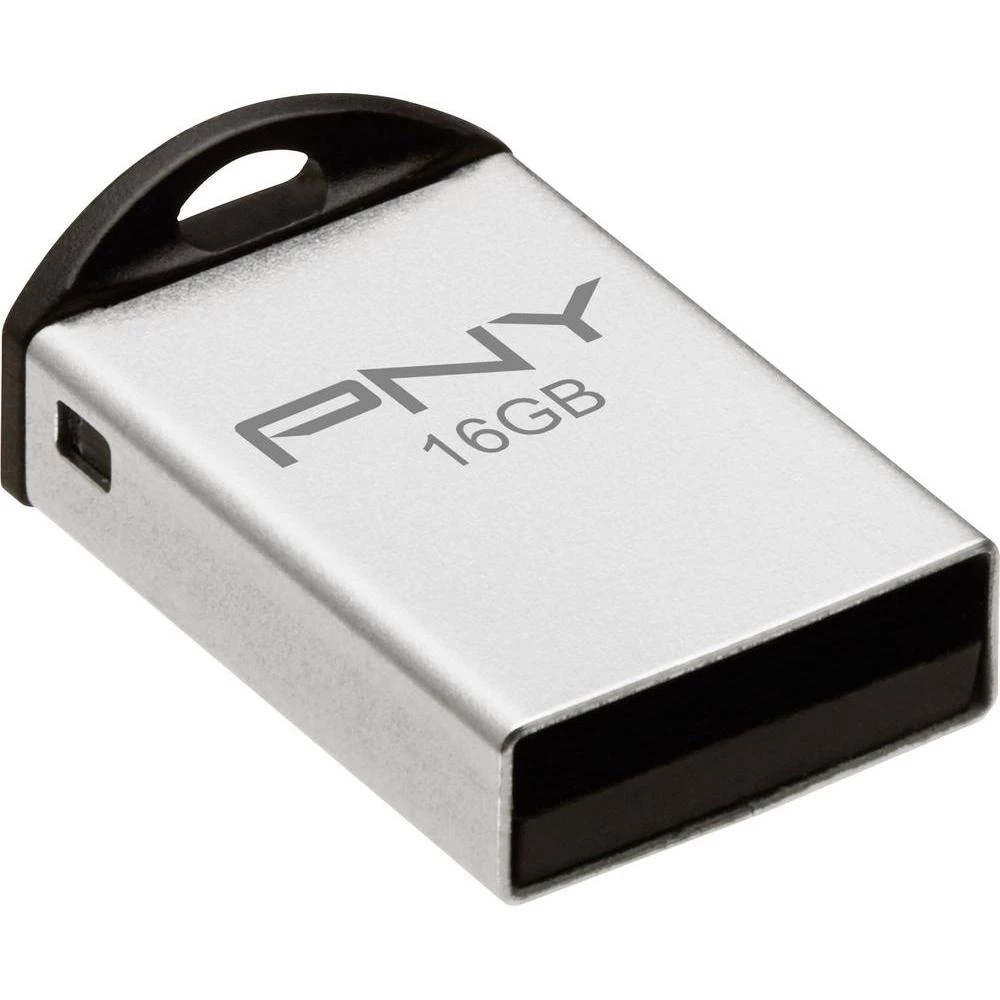 USB-ključ 16 GB PNY MICRO M2 Attaché srebrne boje P-FDI16G/APPMT2-GE USB 2.0 slika