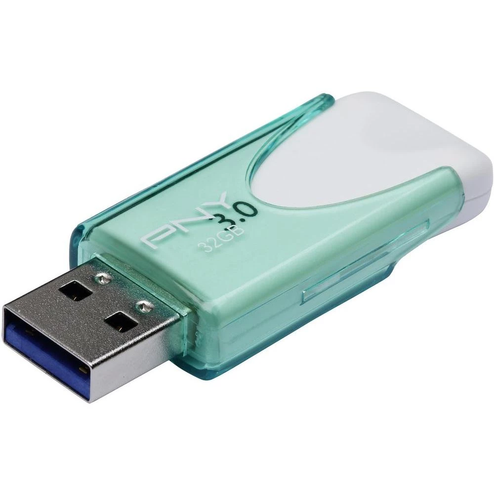 USB-ključ 32 GB PNY Attaché 4 zelene boje FD64GATT430-EF USB 3.0 slika