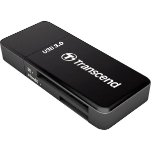 Vanjski čitač memorijskih kartica USB 3.0 Transcend RDF5 crne boje
