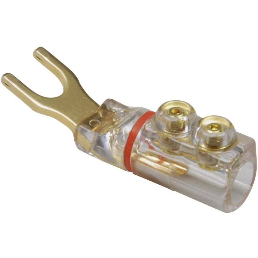 Viličasta kabelska cipelica 0.5 mm 16 mm M8 izolirani dio, crvena BKL Electronic 0103038 1 kom. slika