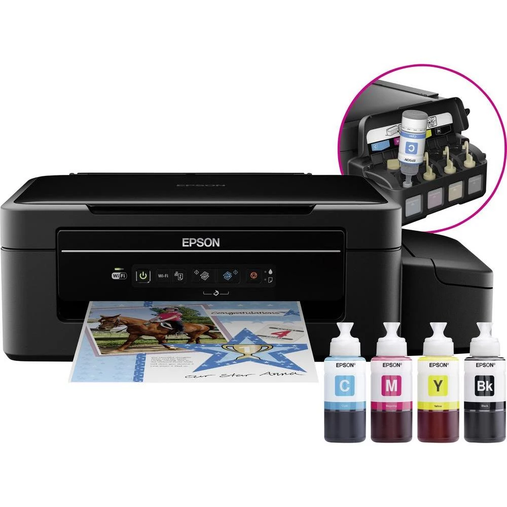 Višefunkcionalni pisač na tintu ET-2500 Epson EcoTank A4 pisač, skener, uređaj za kopiranje, WLAN, sustav sa spremnikom za tintu slika