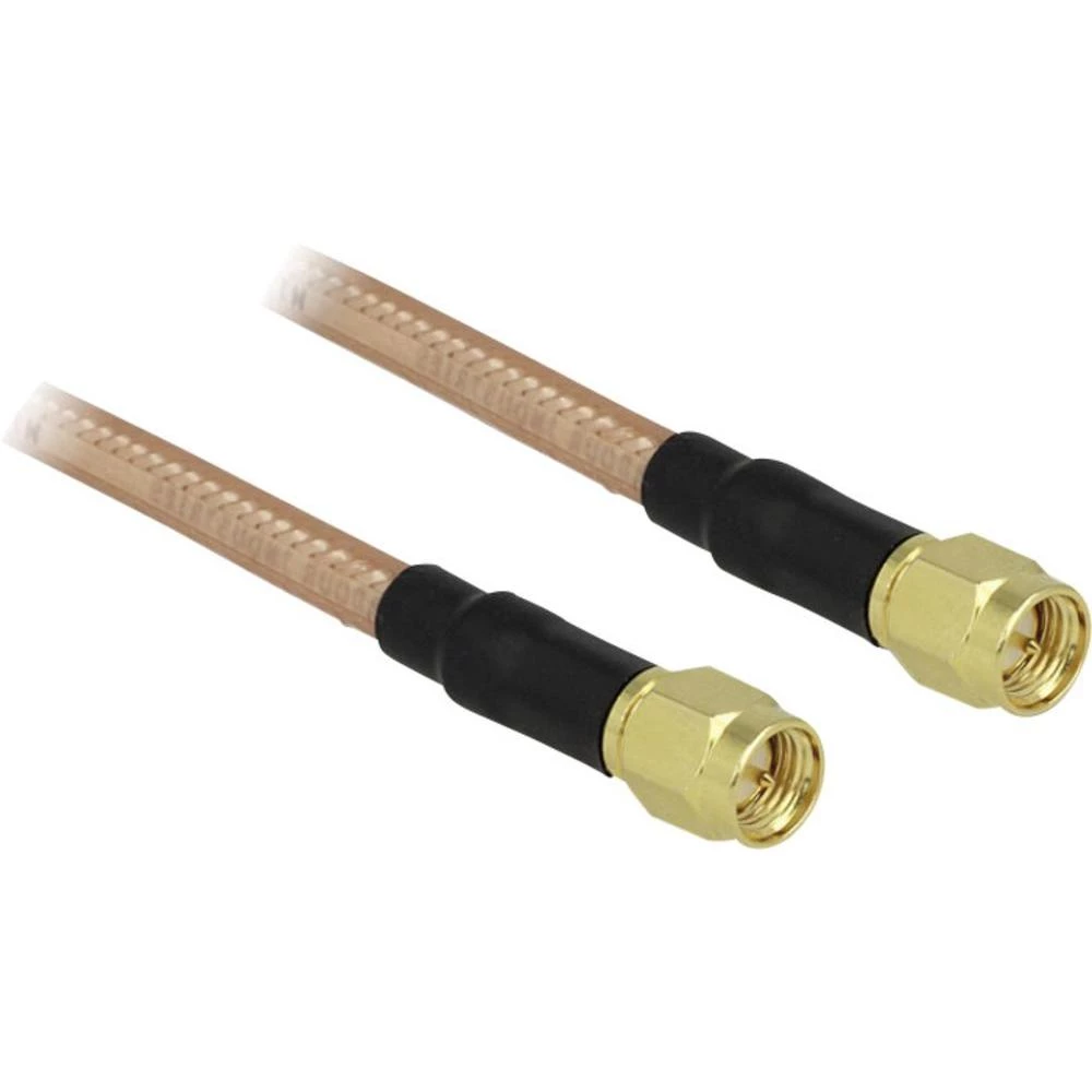 WLAN antenski priključni kabel [1x SMA-utikač - 1x SMA-utikač] Delock 0.40 m prozirna slika