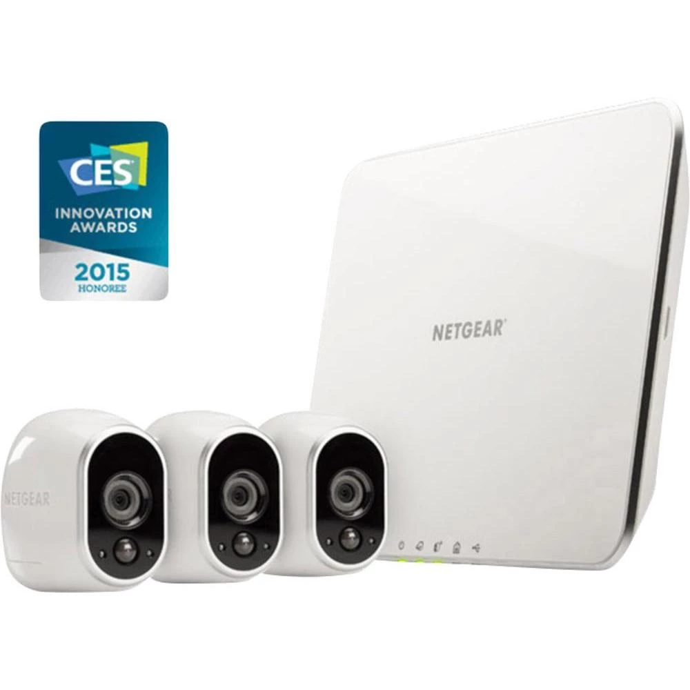 WLAN, LAN komplet za nadzor VMS3330-100EU ARLO by Netgear 1280 x 720 piksela slika