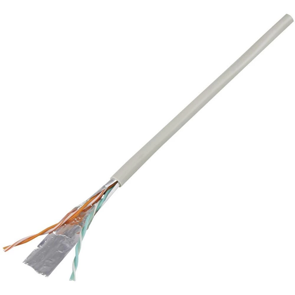 Telefonski kabel J-Y(ST)Y 93030c261 Conrad 2 x 2 x 0.28 mm, siva, 10 m slika