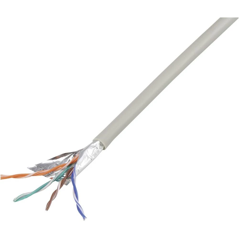 Telefonski kabel J-Y(ST)Y 93030c267 Conrad 4 x 2 x 0.28 mm, siva, 25 m slika